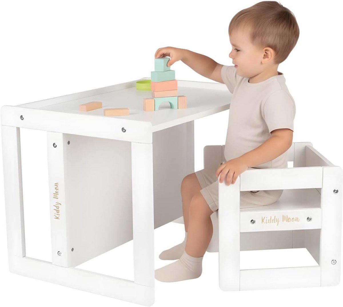 Kindertafel met Stoel en Bank - Speel- en Leren Meubels voor Kinderen