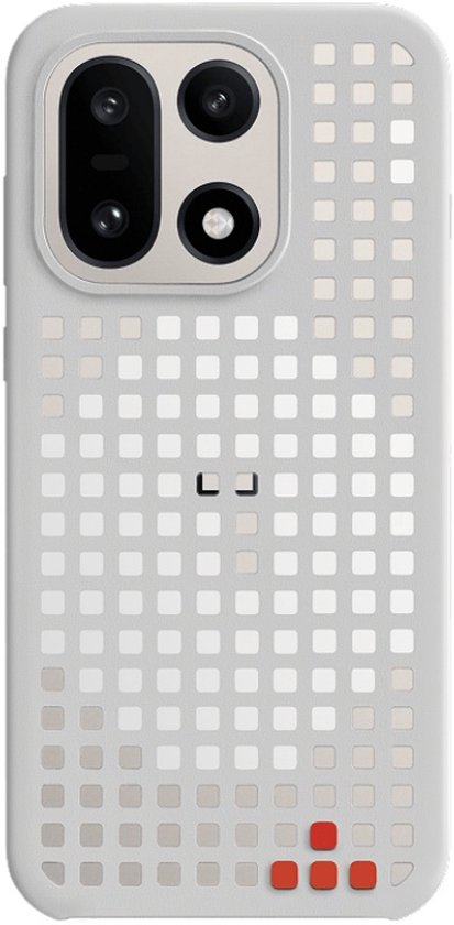Étui Magnétique à Motif de Trous OnePlus - Grijs - pour OnePlus 15