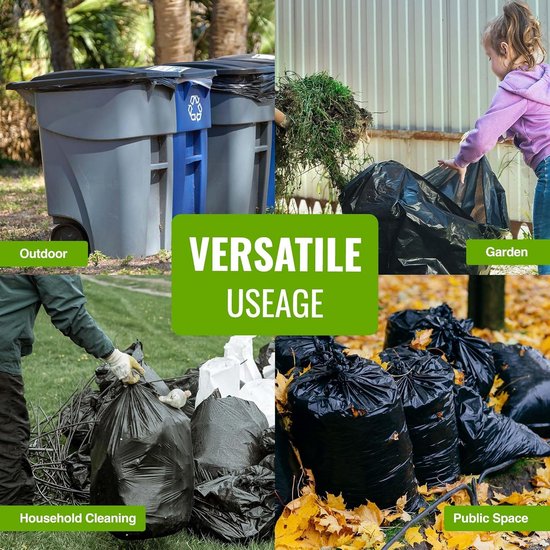 20x Extra Sterke Vuilniszakken 240L Milieuvriendelijk Lekbestendig 20x-extra-sterke-vuilniszakken-240l-milieuvriendelijk-lekbestendig