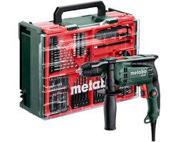 Metabo SB 650 set klopboormachine 650 W 10 Nm + 78-delige accessoire set ( 600742710 )