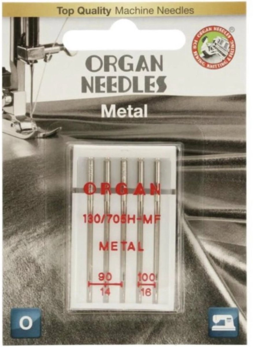 Organ Needles metal, metallic draad naalden