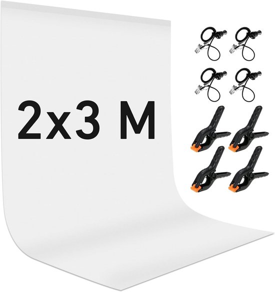 SEDGEWIN Zwarte achtergrond, 3 x 3,9 m, pure mousseline, inklapbare fotografische achtergrond, studio-fotocabineachtergronden voor fotografievideo (alleen achtergrond