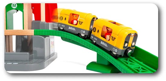 BRIO Centraal Stationset - 33989 - Treinbaan