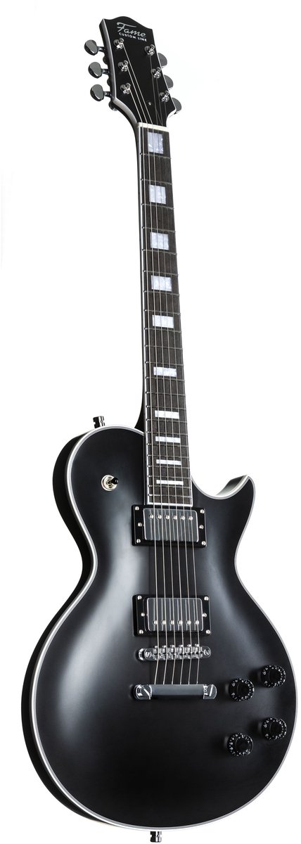 Fame Custom LP RW Deep Black - Single-cut elektrische gitaar
