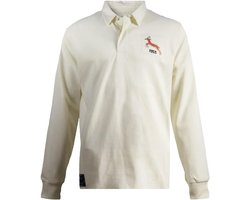 Retro Rugby Shirt Zuid-Afrika 1953 Ecru - Klassiek Sportshirt
