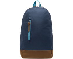 Allround rugzak/rugtas in A4-formaat - donkerblauw - Schooltas/boekentas - 29 x 14 x 45 cm - 18 liter inhoud