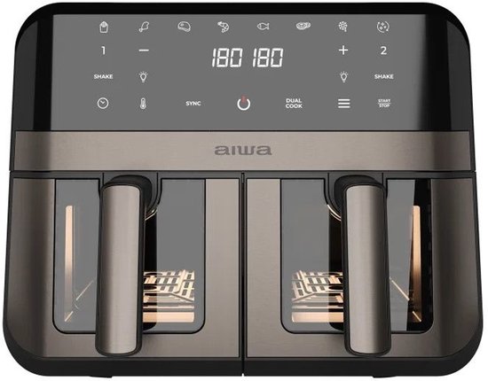 Aiwa AFR9000 Futago Dual Zone Airfryer 9L (2x 4,5L)