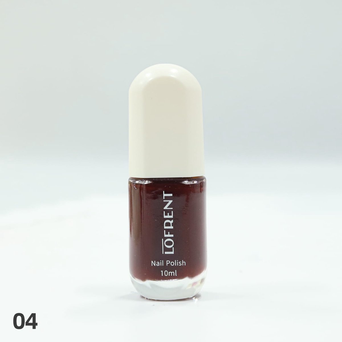 Halal Waterdoorlatend Nagellak-Bordeaux Rood