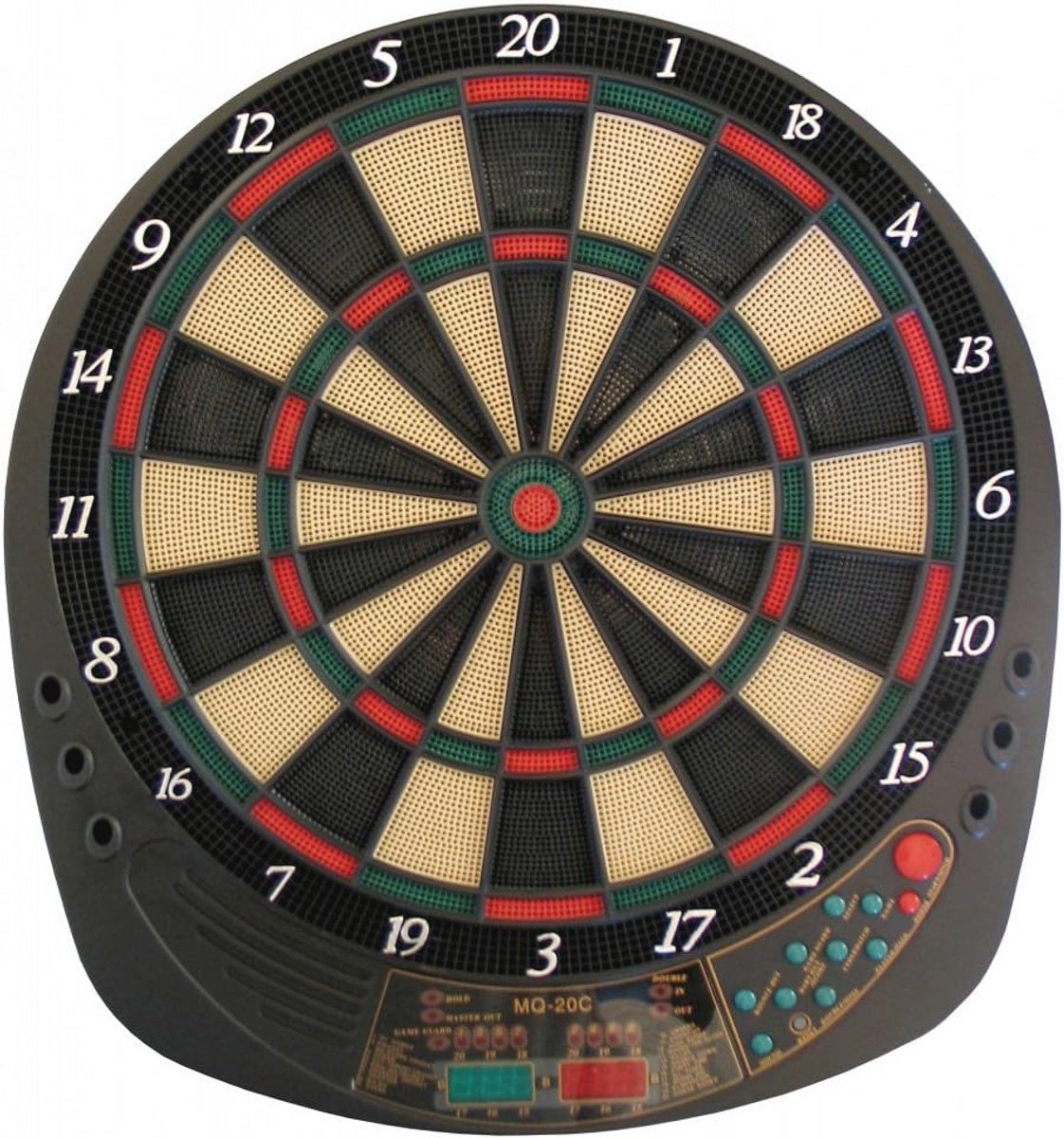Elektronisch Dartbord met LED-indicators voor 8 Spelers - 20 Spellen en 12 Darts
