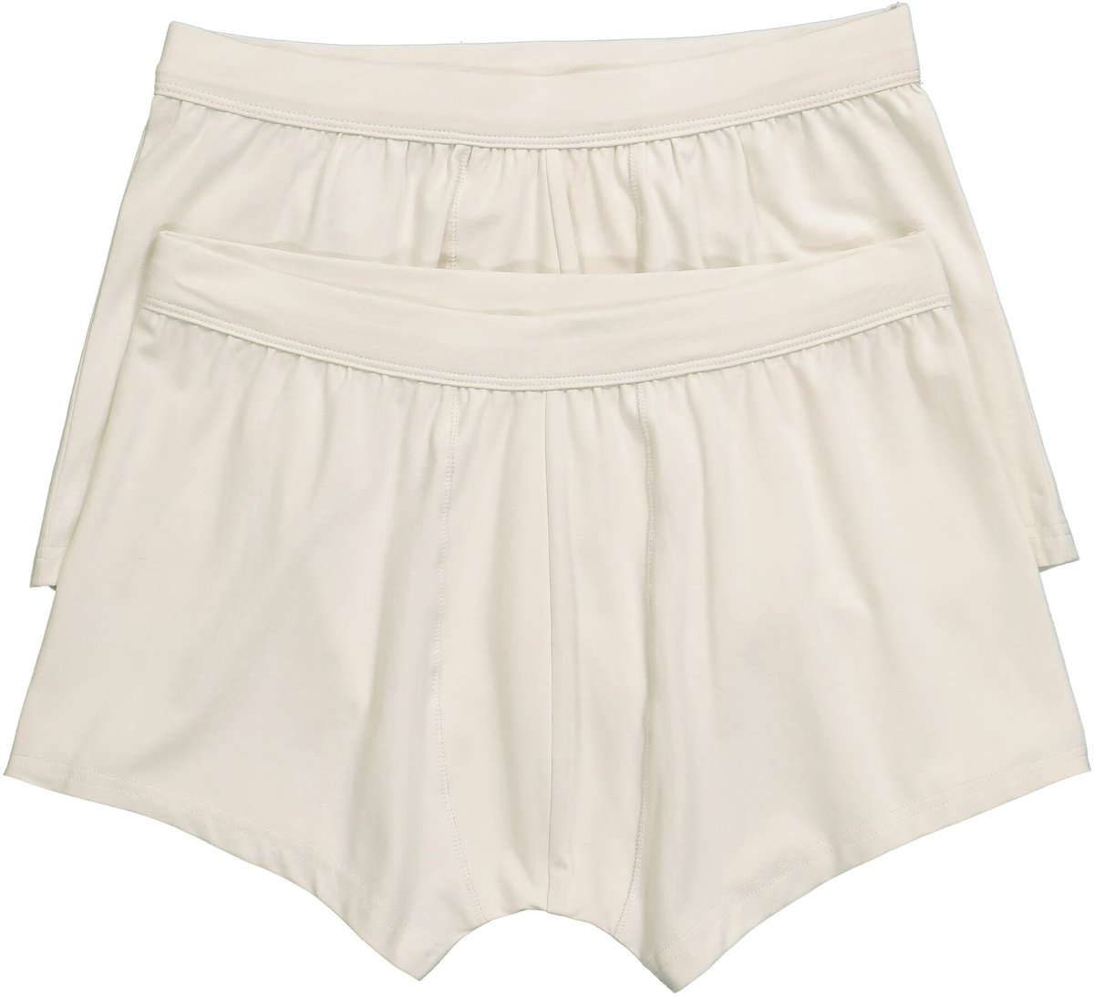 JP 1880 - Heren - Hip-pants in set van 2 GOTS-gecertificeerd biologisch katoen - Zand grijs - Maat 7XL
