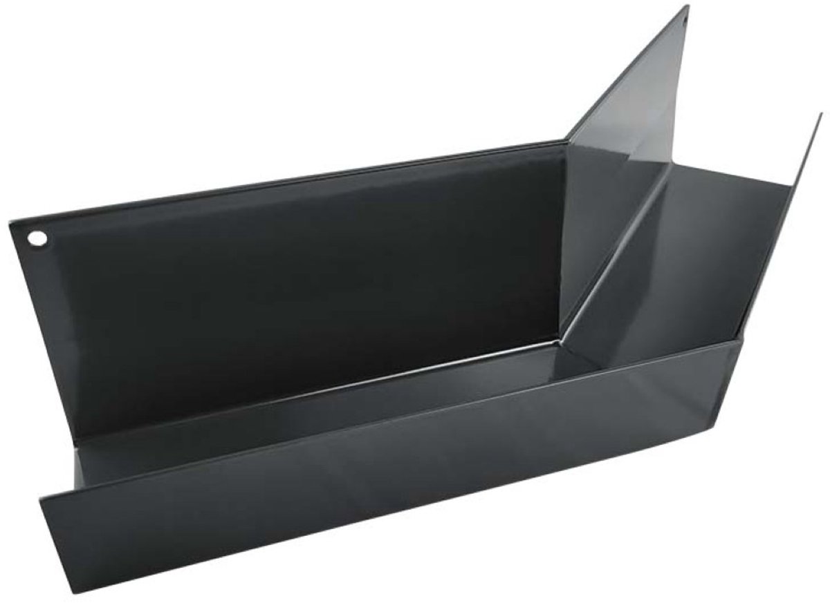 Renoplast® RK65 aluminium goothoek, buitenhoek 135° grafiet, dakgoot regenwaterafvoer plaatmetalen profielen, tuinhuis carport terras balkon insteekgoot, dakgoot
