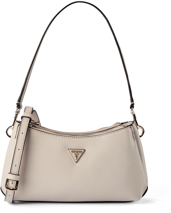 GUESS sac à épaule bandoulière Noelle II 3 Comp Shoulder Xbody Taupe