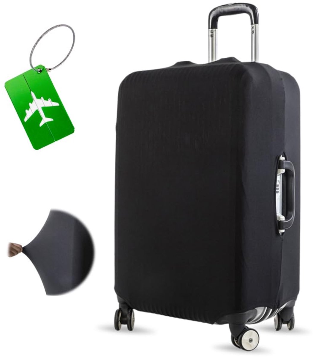IMPERATORIS® Kofferhoes - Beschermhoes voor Koffer - Bagage Cover - Elastisch en Duurzaam - Wasbaar - 29 tot 32 inch - Zwarte