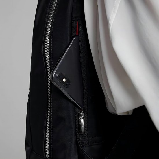 LOVEVOOK rugzak voor dames, laptoprugzak met laptopvak, schoolrugzak voor tieners, waterdicht, reisrugzak, zakenrugzak, werktas, dagrugzak, voor reizen, universiteit, school, 17,3 Zoll, Minimalistisch