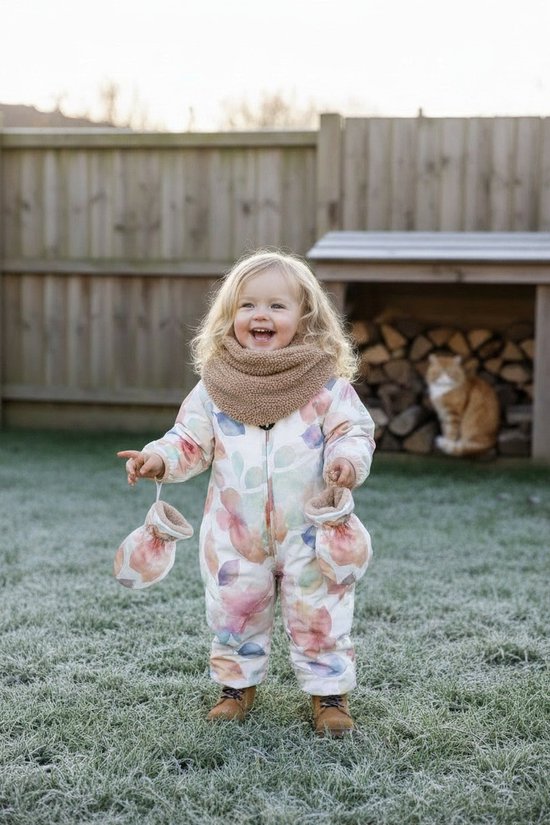 Ducksday Baby Wantjes – Polaire Sherpa Chaude – Imperméable & Coupe-vent – Boucle avec Boutons-Pression – Sans Doigts – Bliss – 86-92