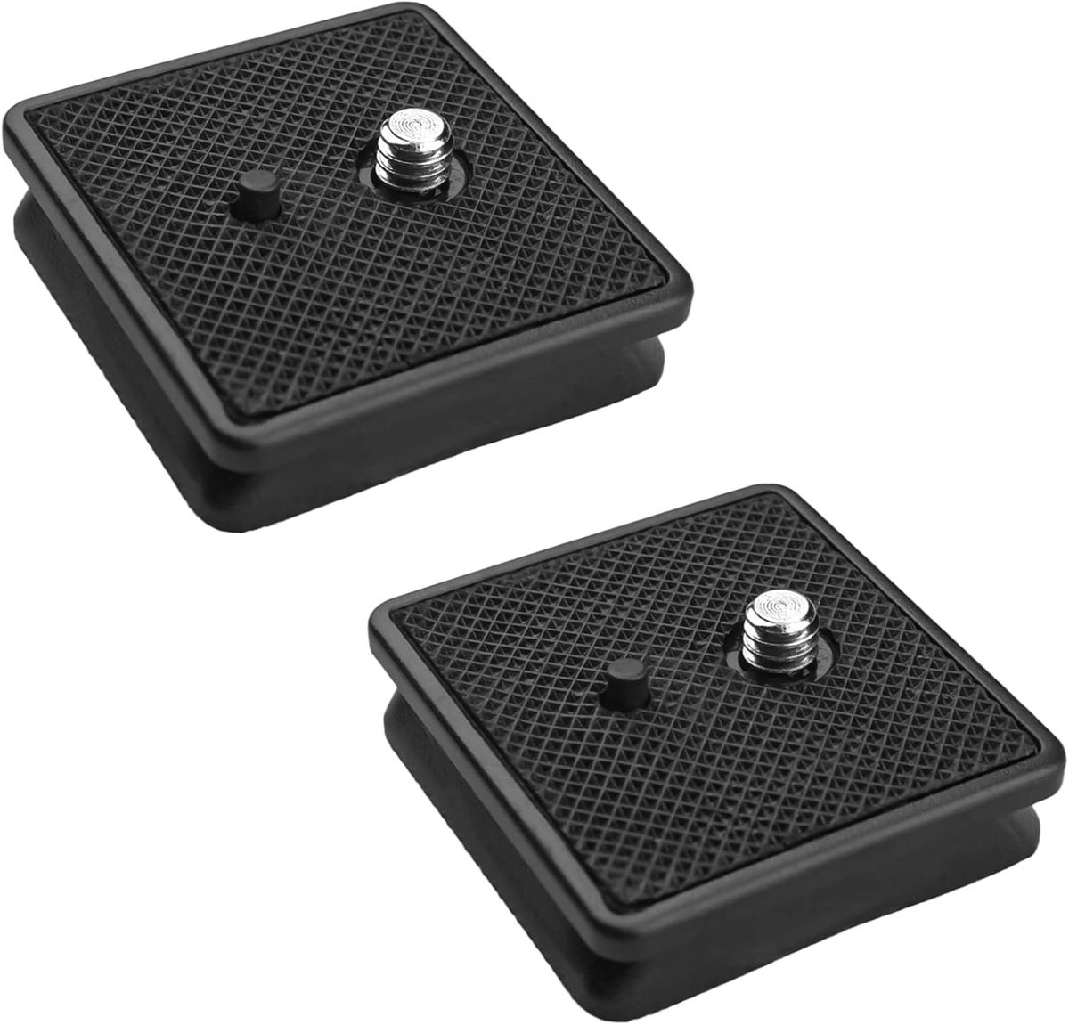 2x Universele Snelkoppelingsplaat voor Statief - Snelbevestiging Camera Plaat