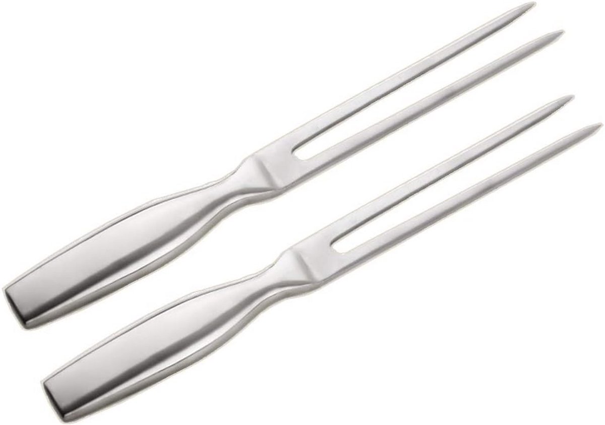 RVS Vlees Vork Carving Vork 10.6 Inch - Set van 2