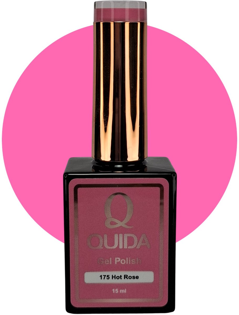 Quida Gelpolish #175 Hot Rose 15ml
