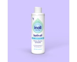 Inoli Skin Care Baby Badolie - Droge en Gevoelige Huid Babybad - Met 6 Voedende 100% Natuurlijke Oliën - pH Huidneutraal - Baby Verzorgingsproducten - 200 ml