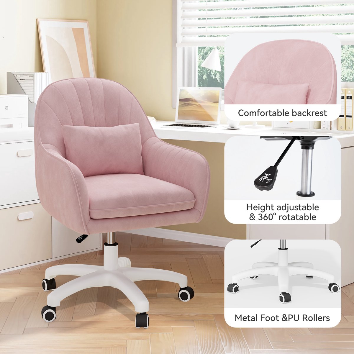 Bureaustoel, Bureaustoel Draaistoel met (EAN: ...3926) - afbeelding 3