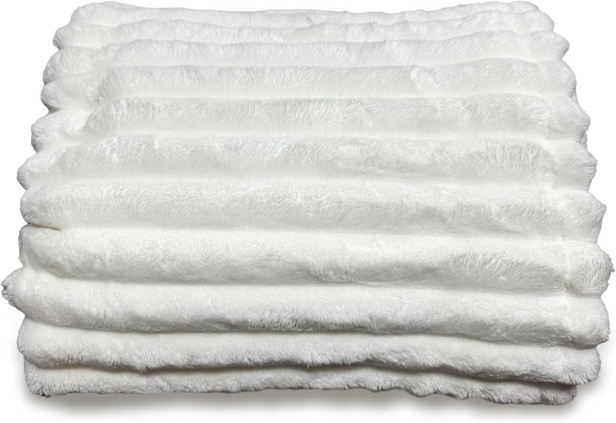 Elektrische Warmtedeken 160x130 cm Wit - Zachte Flannel Sherpa Comfort Dekens