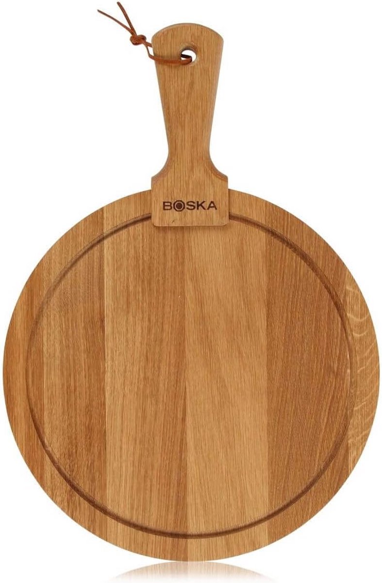 Ronde Serveerplank van Europees Eikenhout - 29.5 cm - Kaasplank of Tapasplank