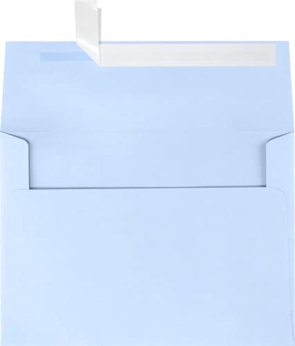 A7 Uitnodigingsenveloppen - Babyblauw - Voor 5x7 Kaarten - 250 Stuks