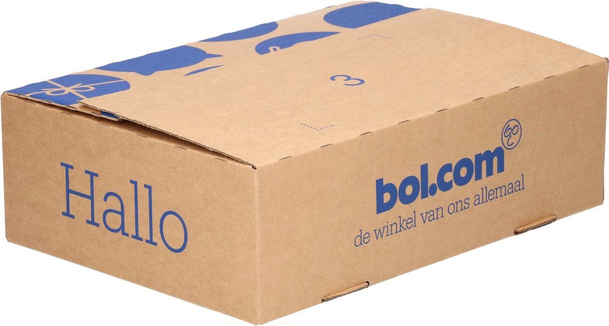 bol.com verzenddoos - 28x20x8 cm - 1.925 stuks - Autolock bodem - Plakstrip - 1 pallet