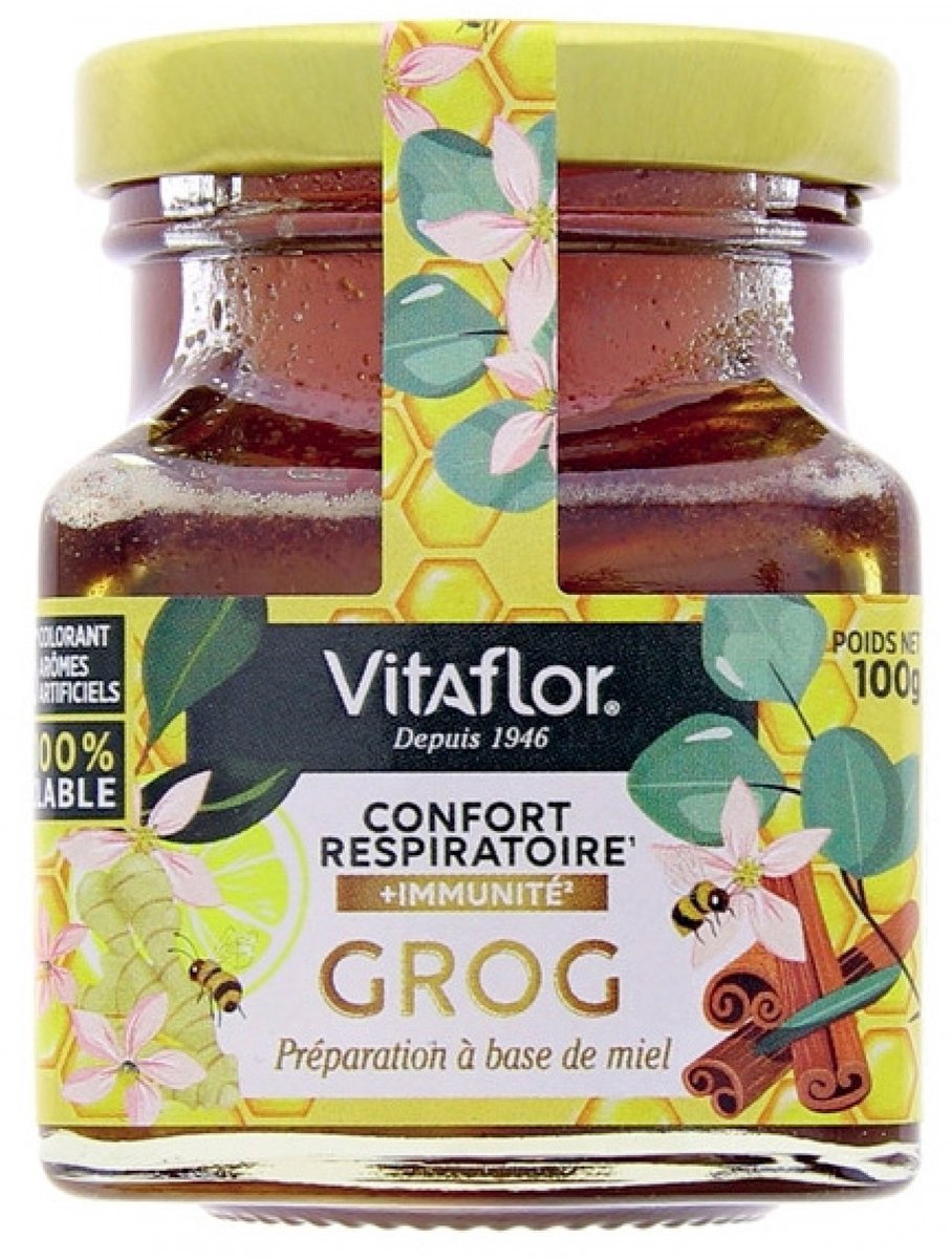 Vitaflor Grog Traditionele Formule Honing Pot 100g