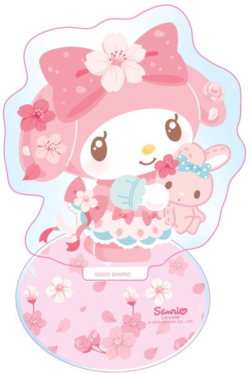 Sakami Merchandise Sanrio Acrylic Stand My Melody Holographic 6 cm Mini-Figuur