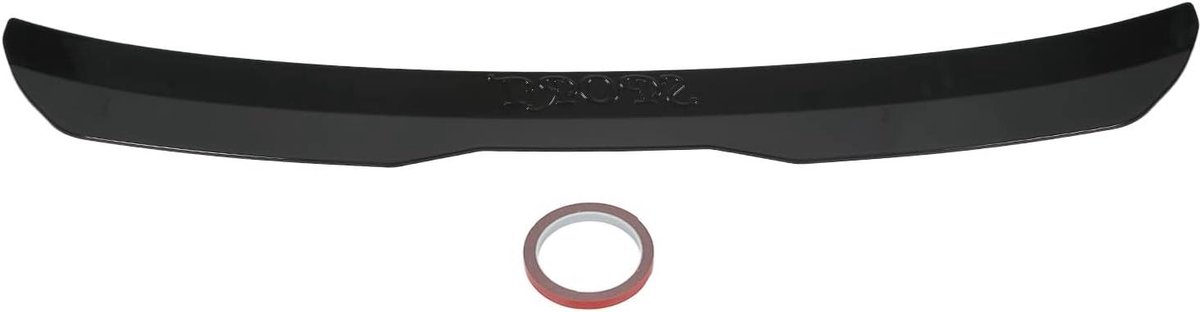Ronte - Universele auto achterspoiler wing voor MK1, MK2, MK3, MK4, MK5, MK6, MK7 - Glanzend zwart - 2000 tot 2022 - Spoiler dakspoiler ABS - Verbeterde prestaties - Eenvoudige installatie.