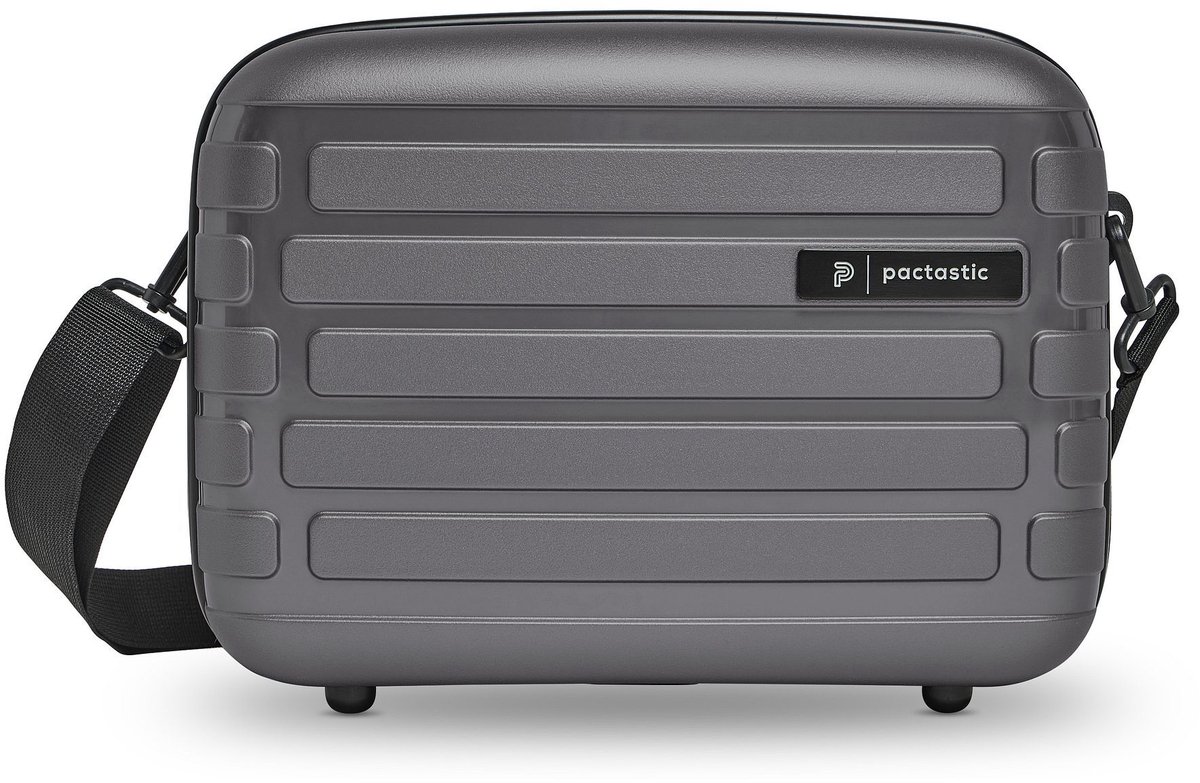 Pactastic Collectie 04 beautycase 34 cm - 14 L - Ritssluiting - anthracite-metallic