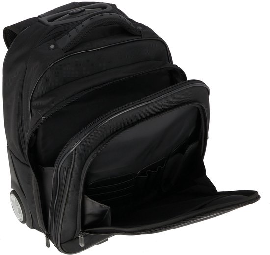 Dermata Trolley Sac à dos Nylon 3444NY Zwart
