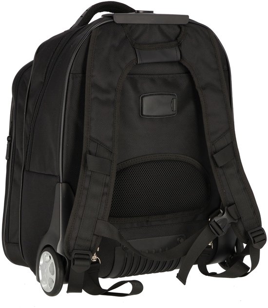 Dermata Trolley Sac à dos Nylon 3444NY Zwart