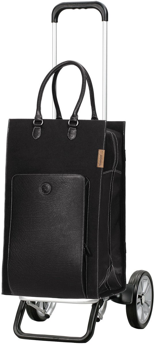 Andersen Shopper Alu Star Shopper Charu Boodschappentrolley 57 cm - 43 L - schwarz