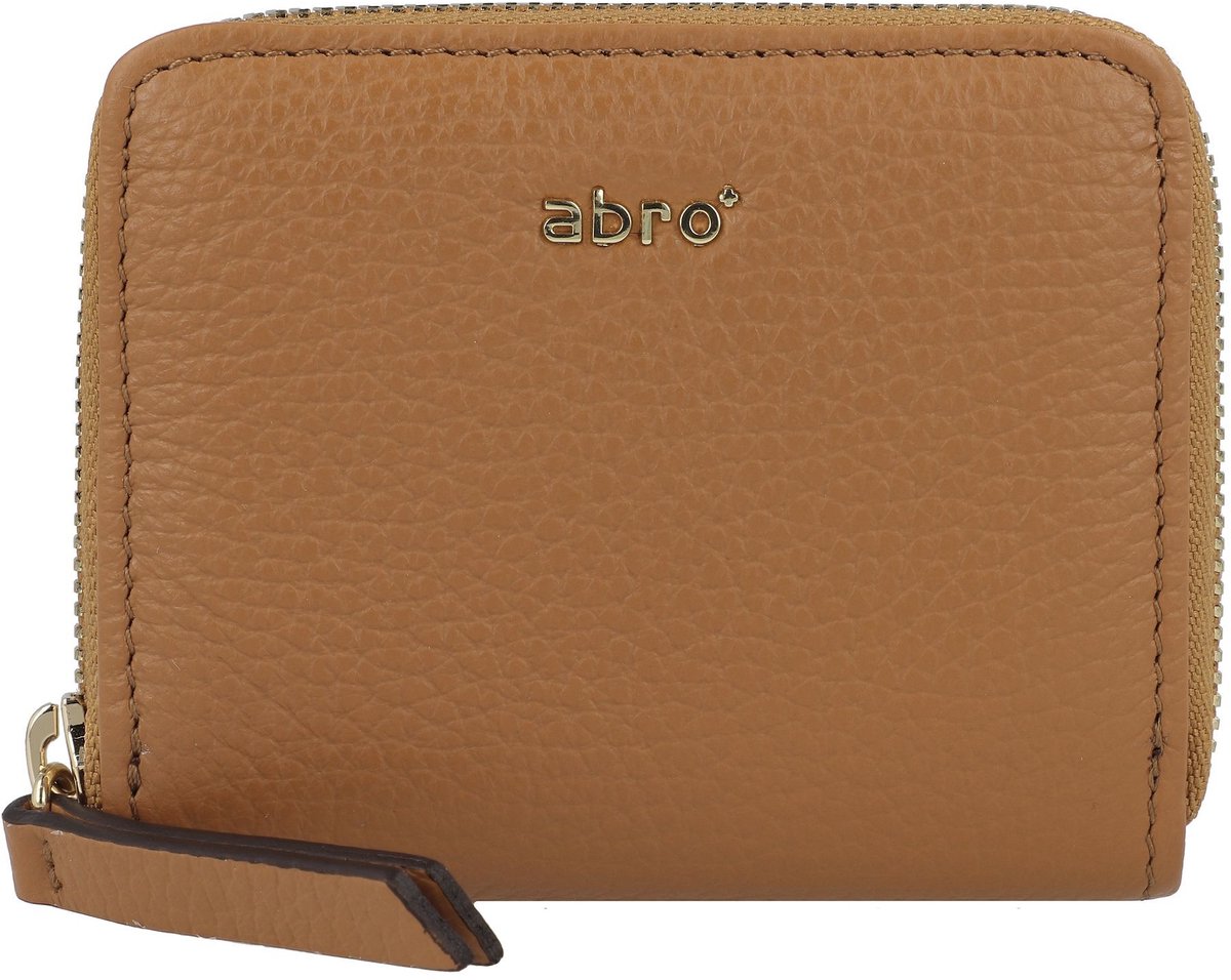 abro Adria Portemonnee Leer 10.5 cm - Dames - Horizontaal - cuoio