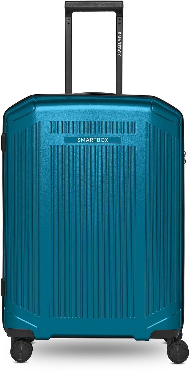 SMARTBOX Edition 02 The Medium Trolley Ocean Blue Metallic Blauw 67cm