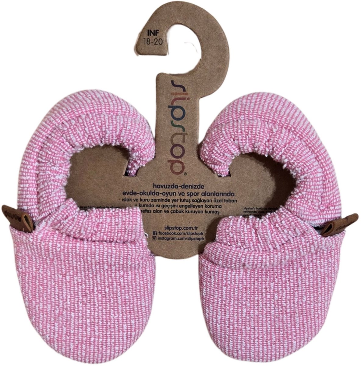 Slipstop Cranberry Bootie Sloffen Junior