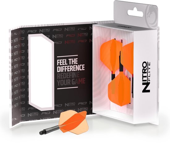 Red Dragon Nitro Flite Black and Orange - Dart Flights van Red Dragon — afbeelding 5