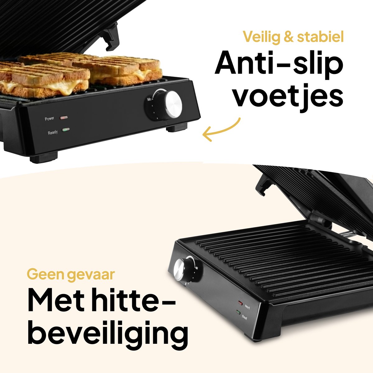 Tosti Contactgrill XXL 2000W thumbnail 5
