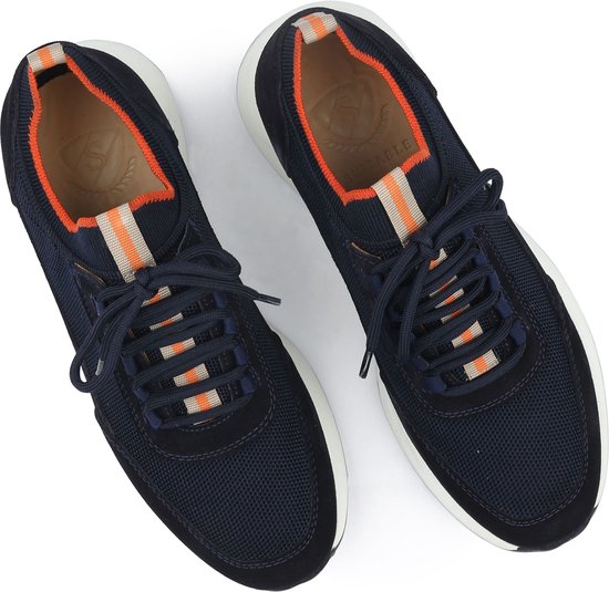 Suitable Sneaker Suede Donkerblauw (navy) - Maat 42 - Heren