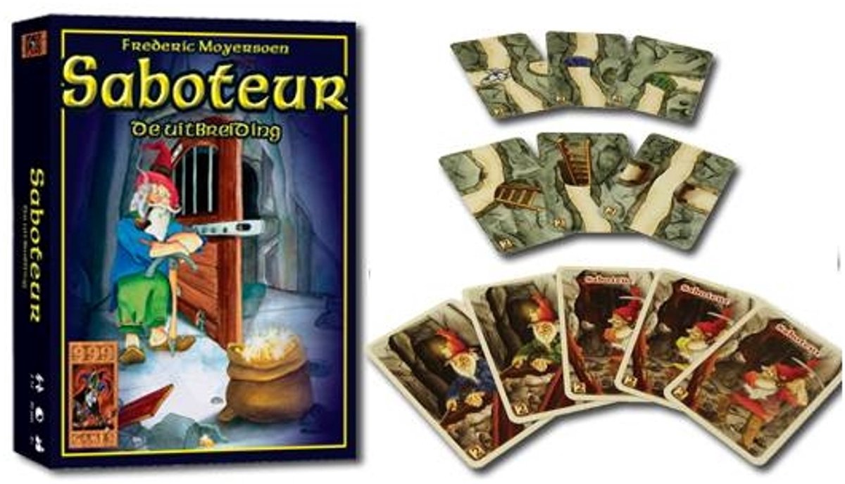 999 Games - Saboteur: De Uitbreiding - Kaartspel - voor grote groepen — afbeelding 3