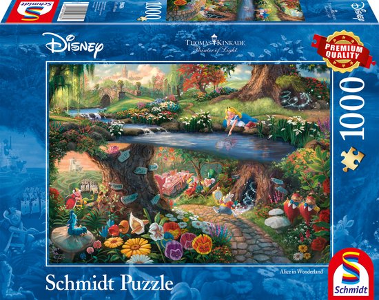 Schmidt Disney Alice in Wonderland Puzzel - 1000 stukjes - vanaf 12 jaar
