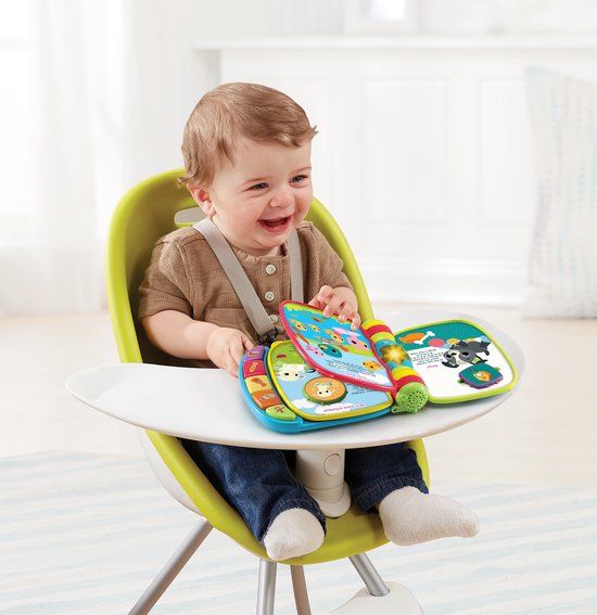 VTech Baby Dierenvriendjes Liedjesboek - Interactief Speelgoed - Babyboekje - Kinderboeken - Blauw - Cadeau - 3 tot 36 Maanden van Vtech — afbeelding 4