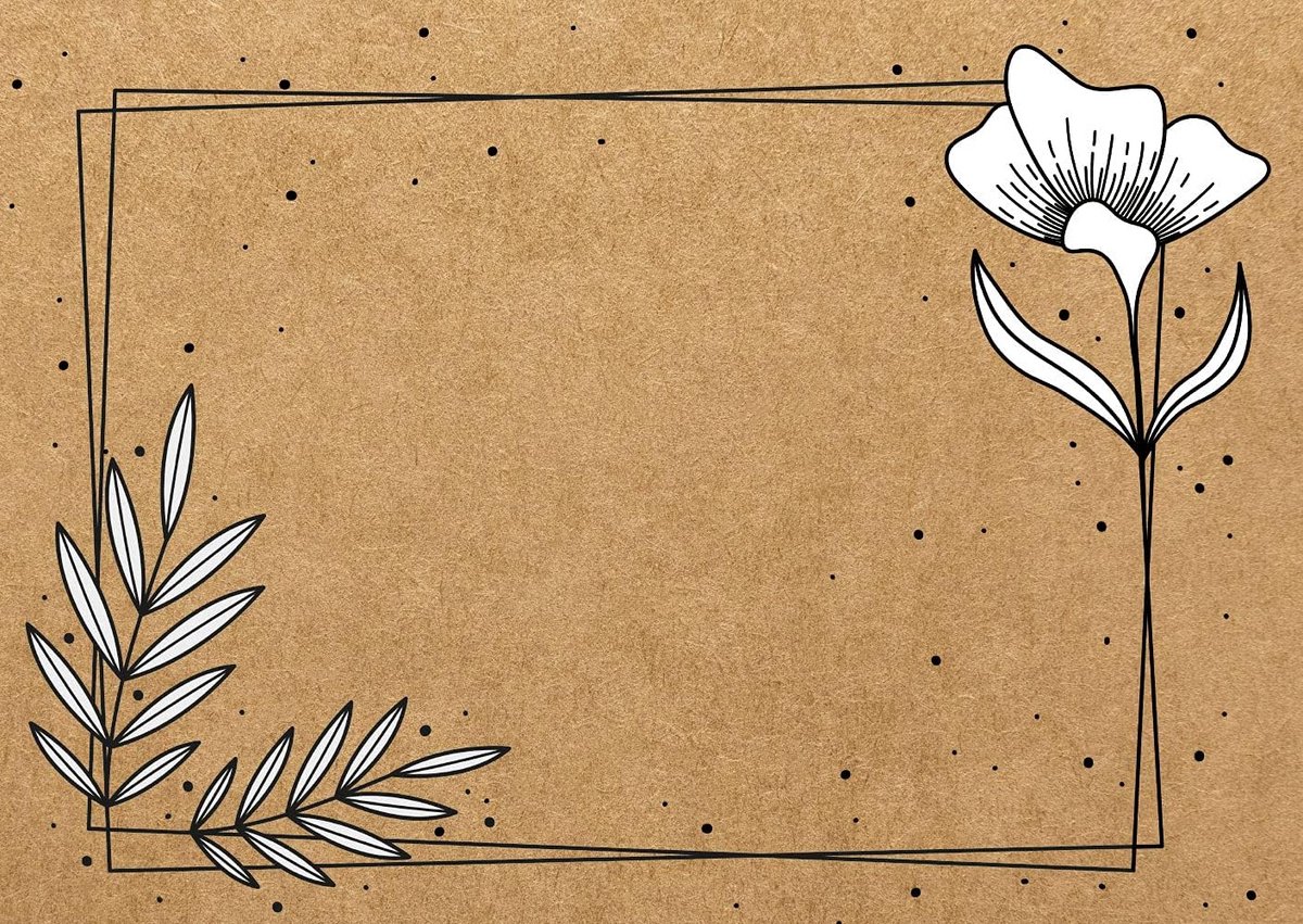 Placemats papier A3 kraftpapier - bruin, zwart, wit - 10 stuks