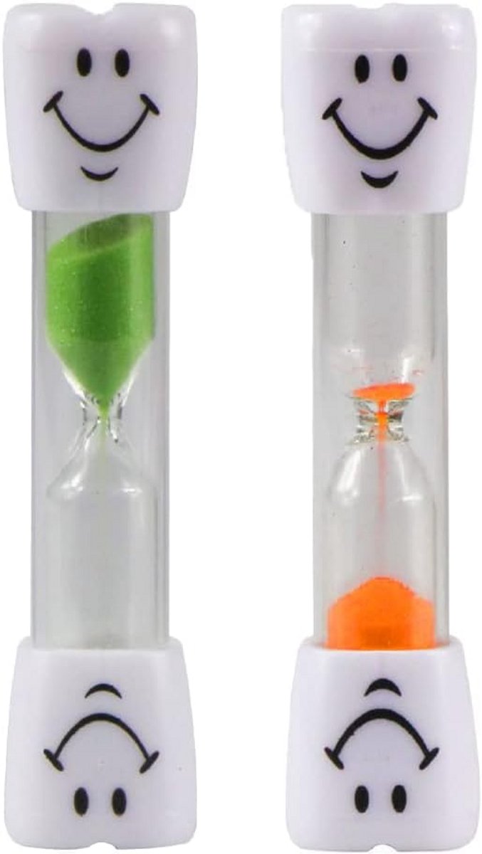 Zandloper Timer 3 minuten – Tandenborstel Timer met Smile-ontwerp