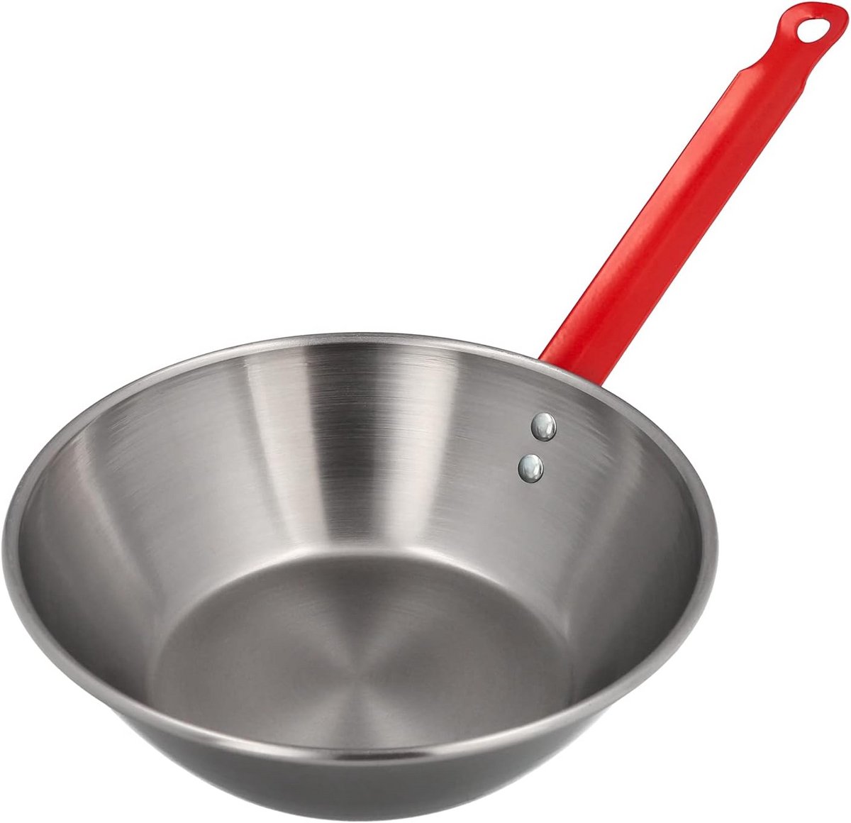 Gepolijste IJzeren Koekenpan met Handvat - 32 cm - Professionele Kwaliteit