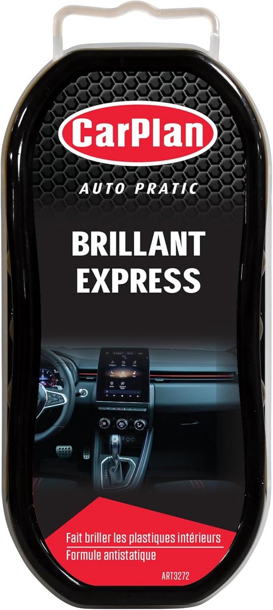 Glansspons Interieur Plastic - Snelle Glans en Bescherming Dashboard & Kunststofdelen