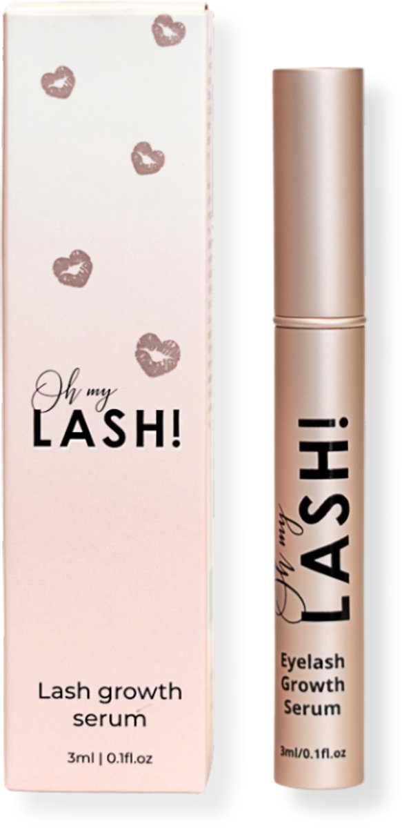 Oh My Lash - Wimper Groei Serum - Voor Lange, Volle Wimpers - Met Natuurlijke Ingrediënten - Geen hormonen