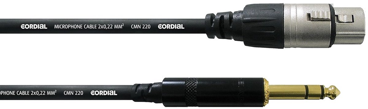 XLR Kabel 3 Meter - Bus/Stereo Aansluiting voor Audioapparatuur